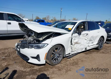 2022 BMW 330I из США, поврежденный, VIN 3MW5R1J05N8C33706